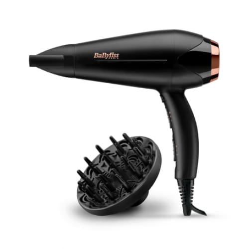 Sèche cheveux BABYLISS Turbo Shine 2200W Noir & Gold (D570DE) Sèche cheveux BABYLISS Turbo Shine 2200W Noir & Gold (D570DE)
